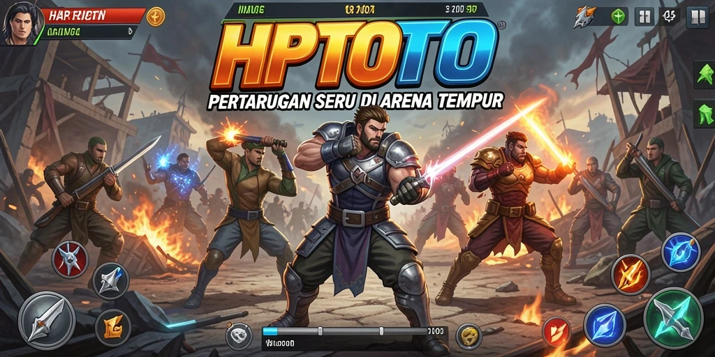 Screenshot HPTOTO menunjukkan aksi seru dalam pertarungan Fighting.