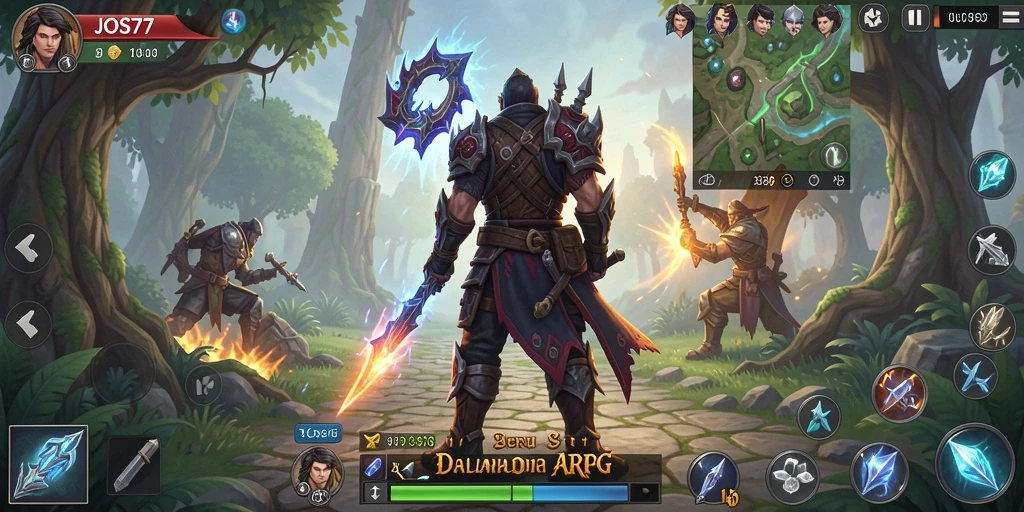 Tampilan gameplay JOS77 yang mendebarkan dalam dunia ARPG.