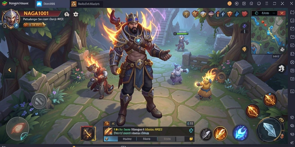 Gameplay seru NAGA1001 menampilkan pertempuran epik dan eksplorasi dunia.