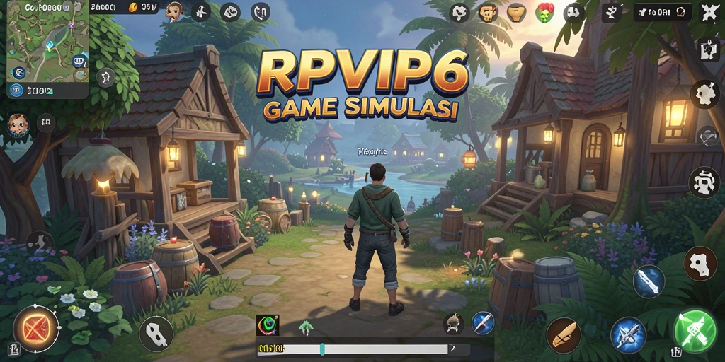 Screenshot RPVIP6 menampilkan aksi gameplay simulasi yang menarik.