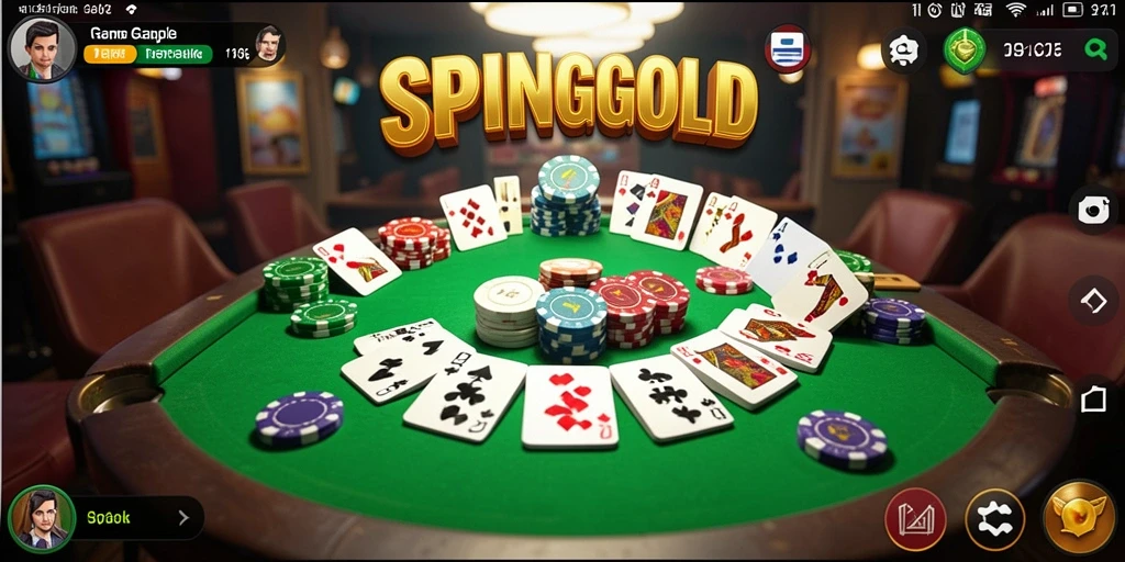 Screenshot gameplay SPINGOLD yang seru dan interaktif.
